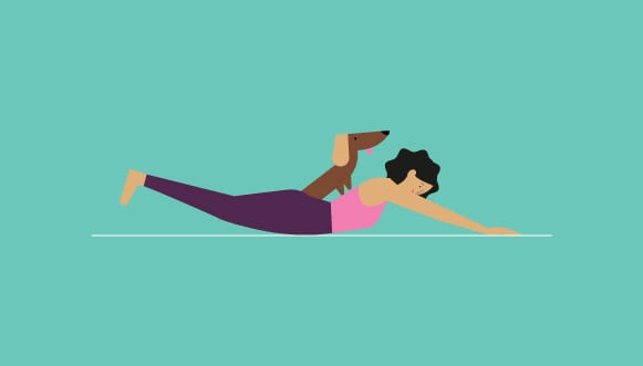 The arch up back strengthening exercise